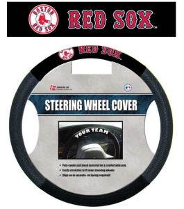 Boston Red Sox Steering Wheel Cover Mesh Style CO - ToylandEU