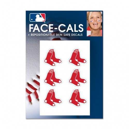 Boston Red Sox Tattoo Face Decals Waterless Peel And Stick - ToylandEU
