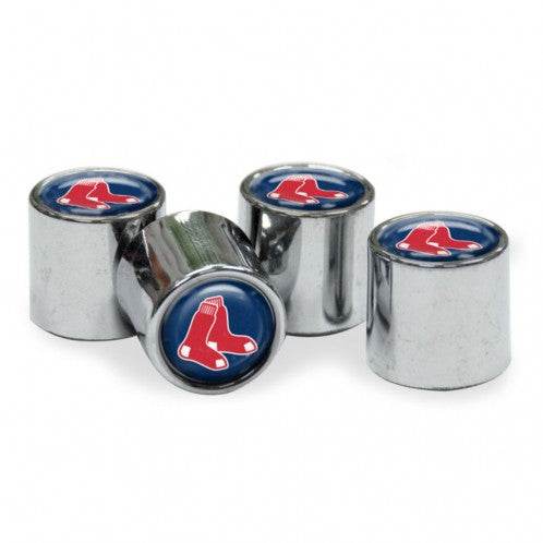Boston Red Sox Valve Stem Caps with Team Logo Set of 4 - ToylandEU