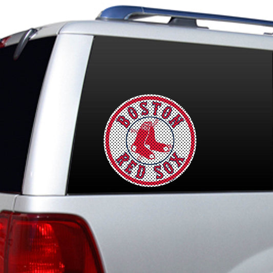 Boston Red Sox Window Film Die Cut 12 Inch Team Logo - ToylandEU