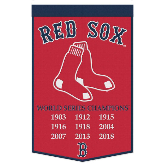 Boston Red Sox Wool Banner 24x38 Dynasty Champ Design - ToylandEU