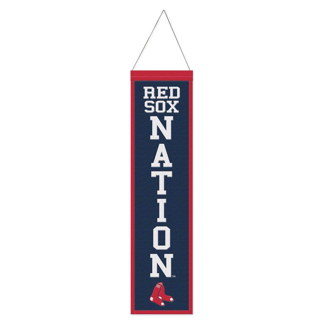 Boston Red Sox Wool Banner 8x32 Heritage Slogan Design - ToylandEU