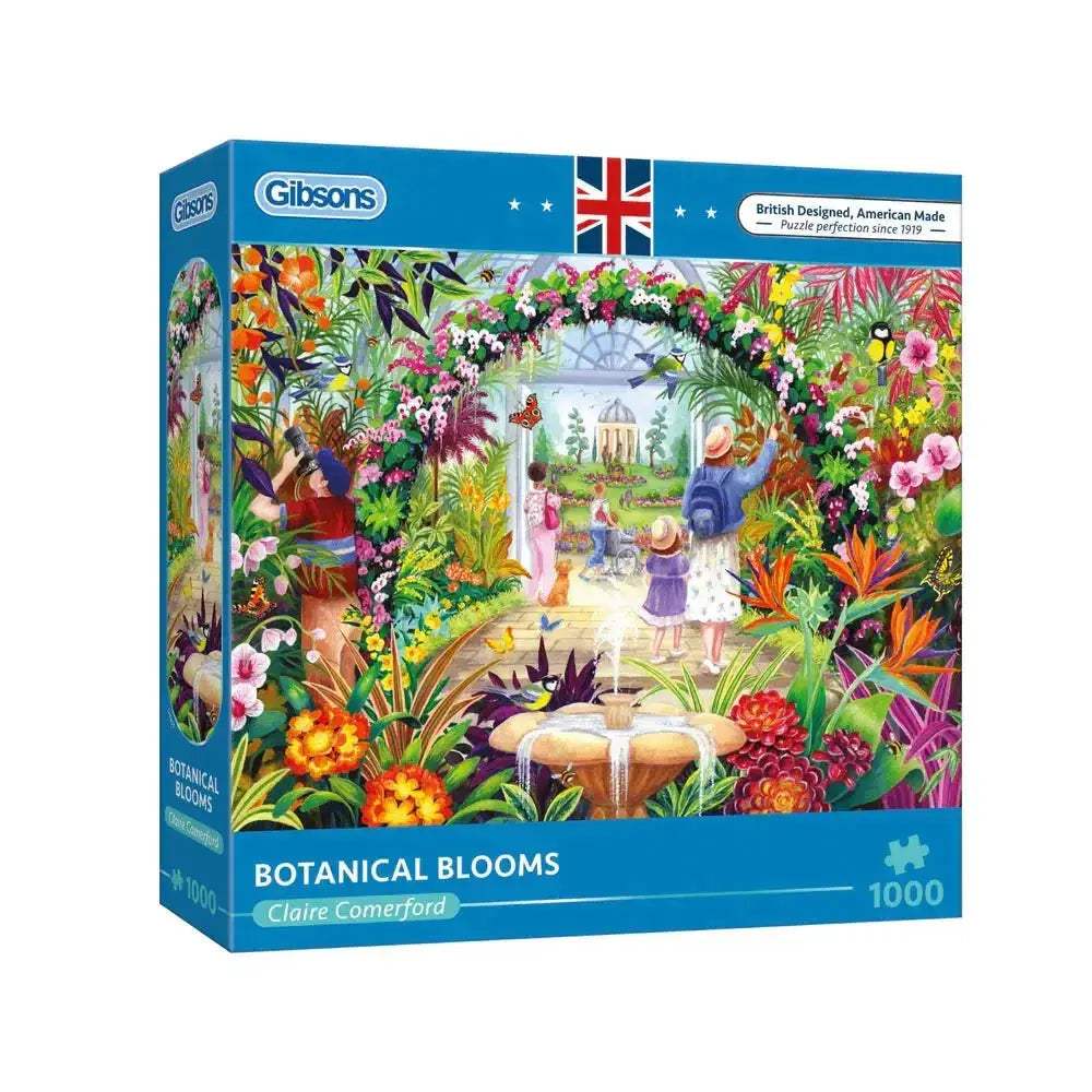 Botanical Blooms 1000 Piece Jigsaw Puzzle Gibsons - Puzzle Merchant