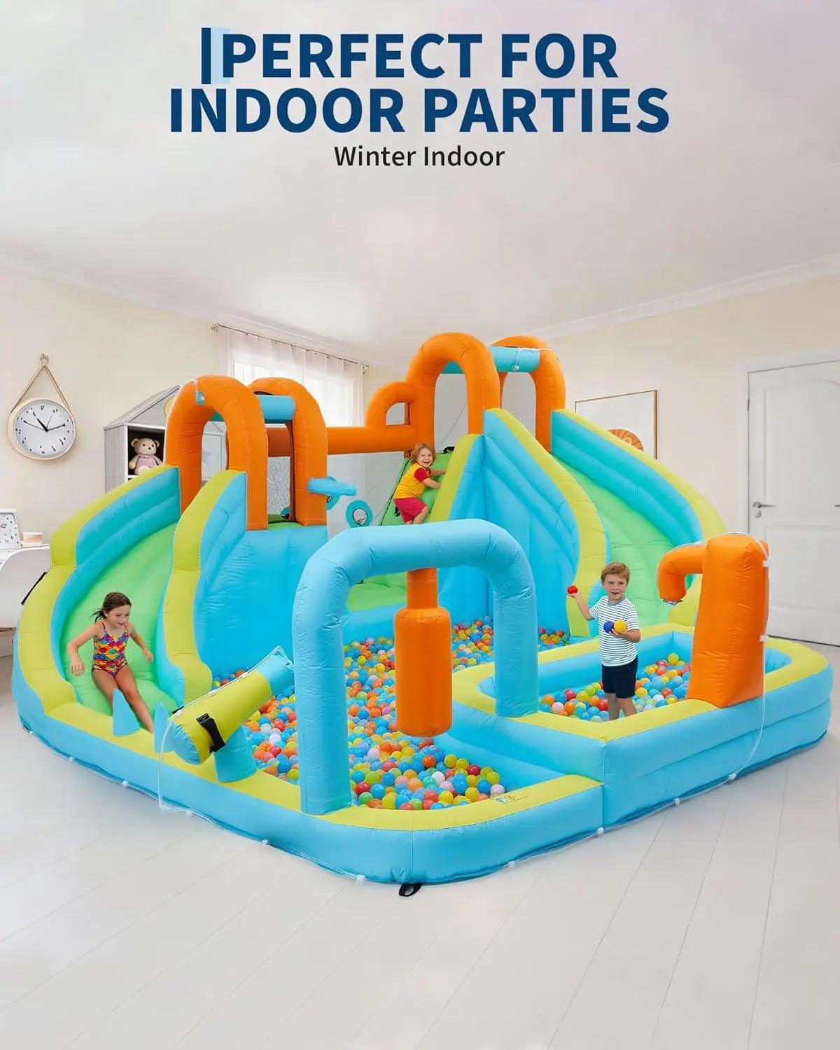  Inflatable Bounce House With Slide 10 In 1 Backyard Fun -  ToylandEU™