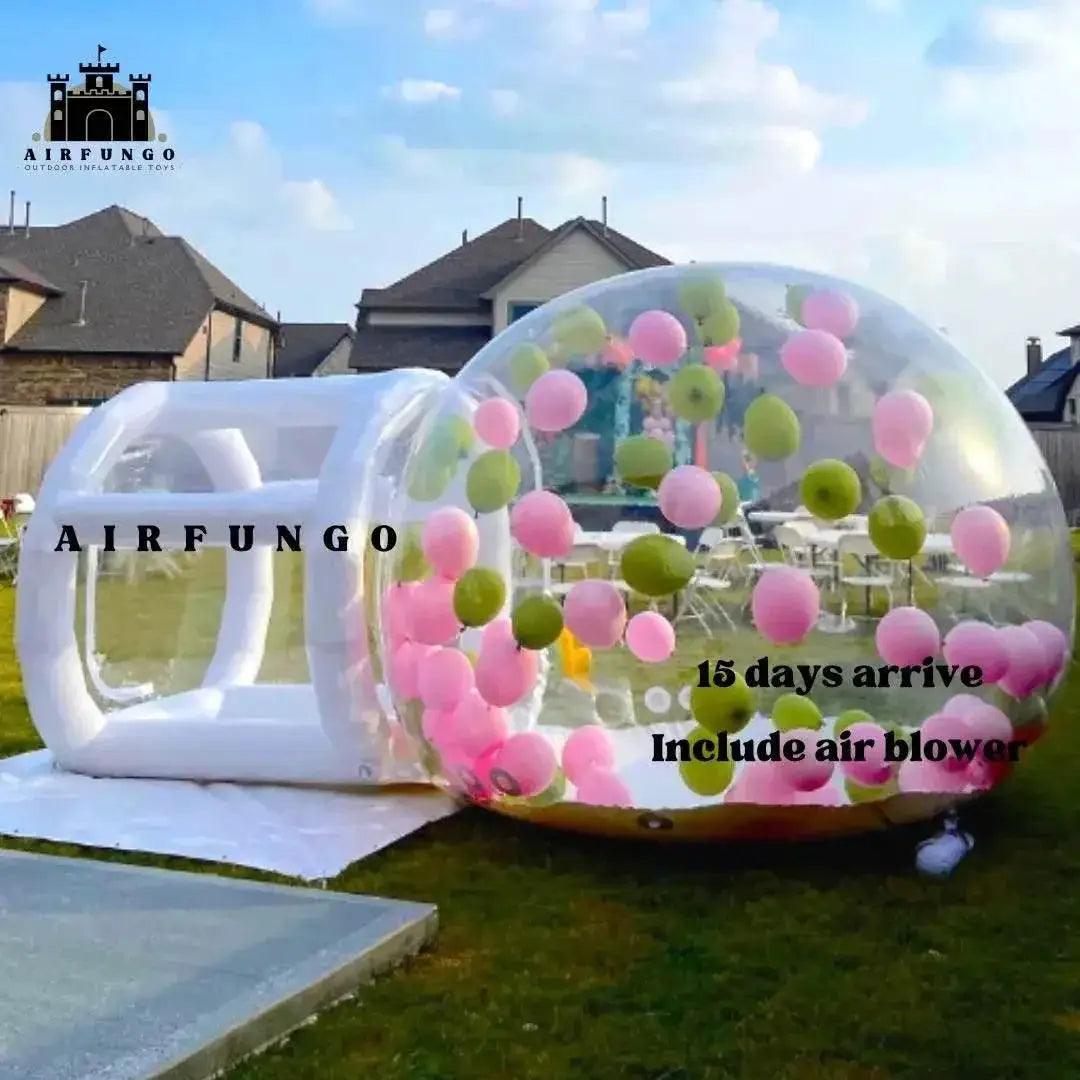  Bounce House Hot Selling Transparent Inflatable Camping Tent 10ft Dia Bubble Dome House with Blower -  ToylandEU™