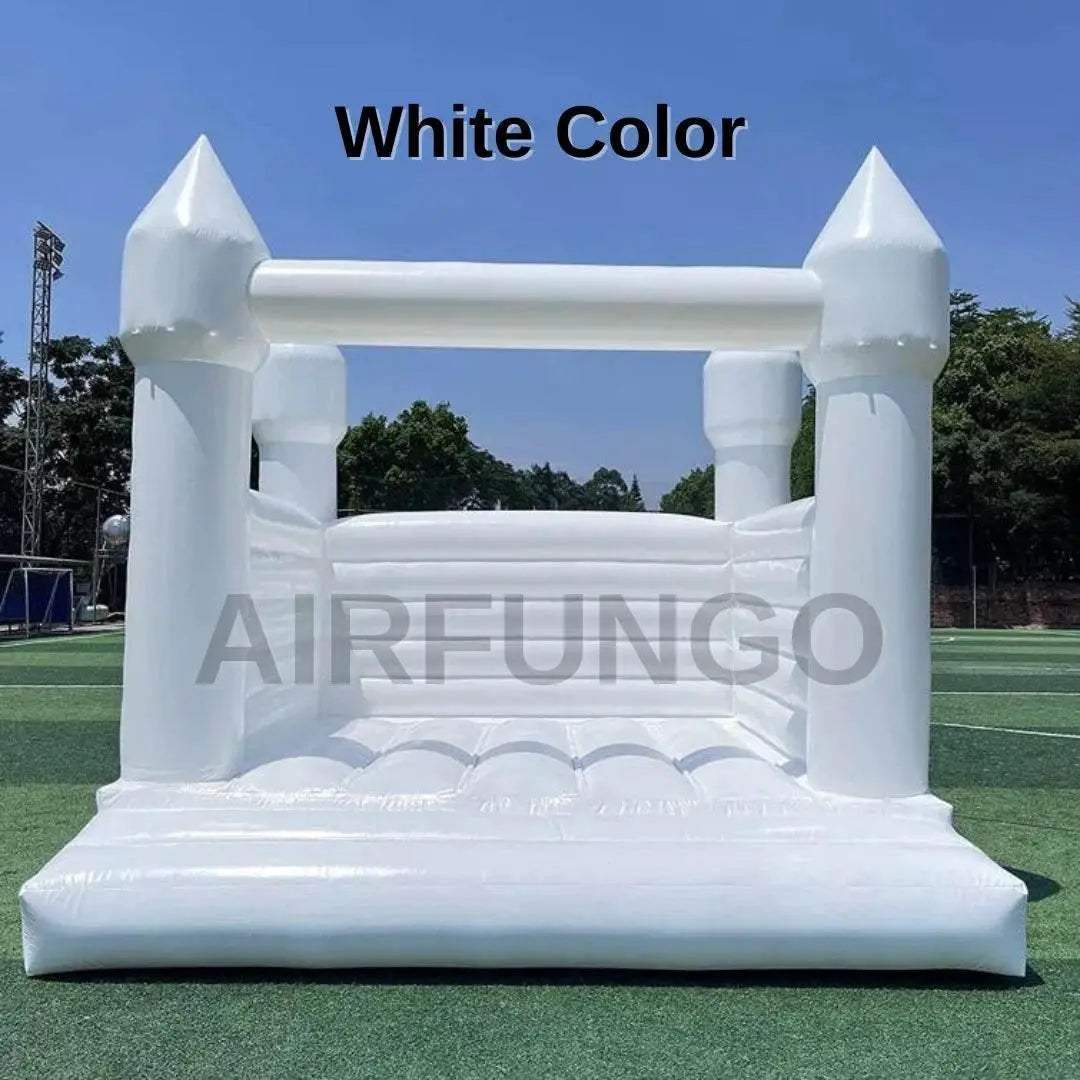  Outdoor Inflatable White Bounce House PVC Inflatable Castle -  ToylandEU™