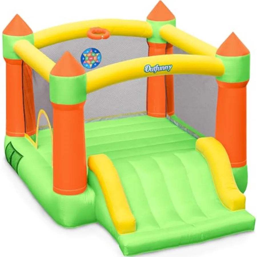  Bounce House With Slide For Kids Indoor Outdoor Fun Pro -  ToylandEU™
