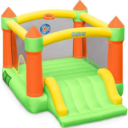 Bounce House With Slide For Kids Indoor Outdoor Fun