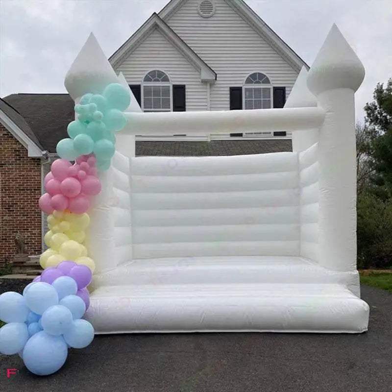  White Bounce House Pink Bouncer Wedding Party Bouncy Castle -  ToylandEU™