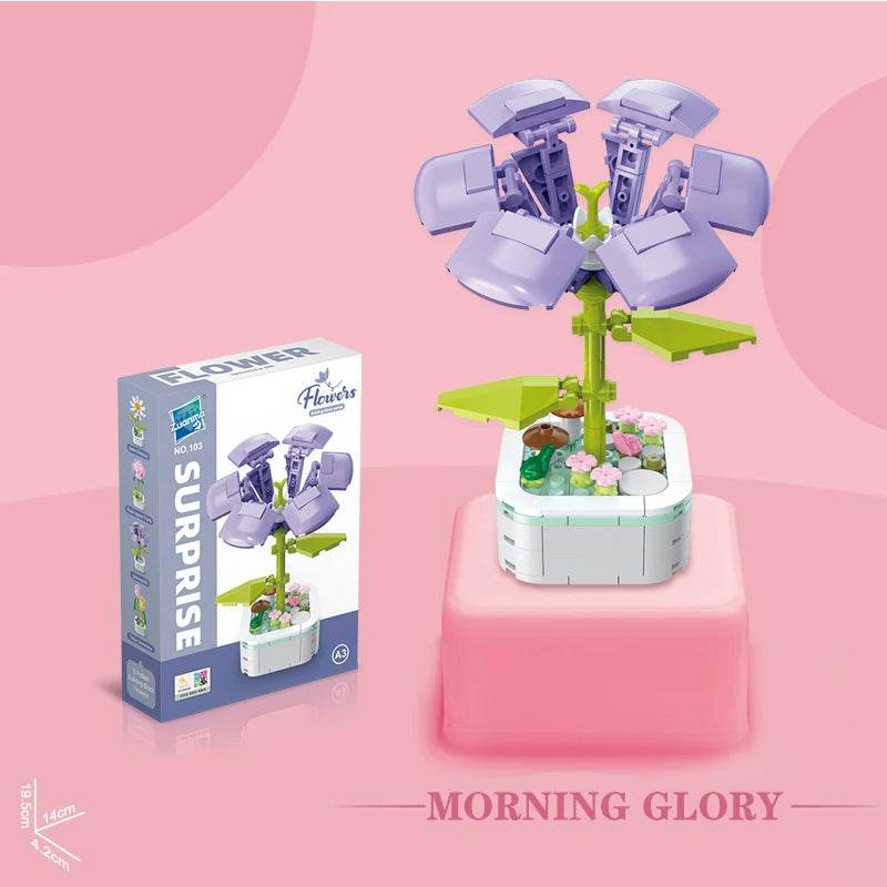Bouquet Building Block Set Plant Potted Bricks Toys Girls Gifts - ToylandEU