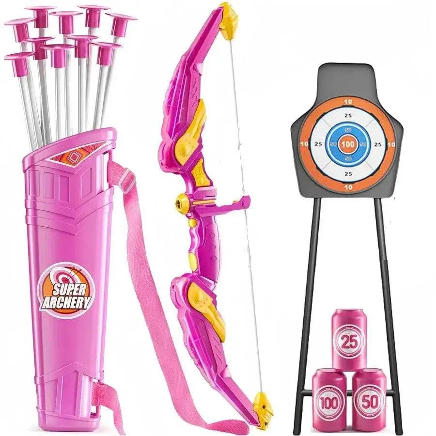  Bow And Arrow Set For Kids With LED Light Dartboard -  ToylandEU™