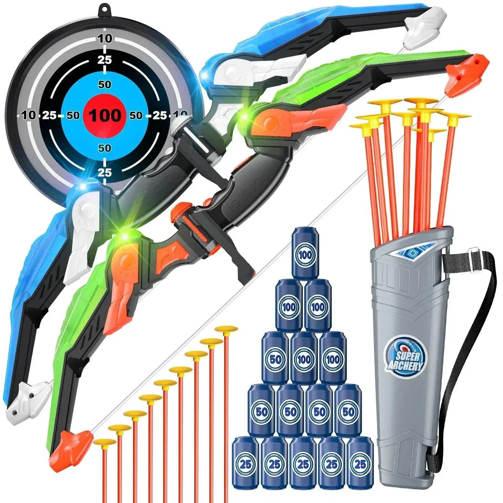  Bow and Arrow Toys with Light-up LED for Kids Ages 3+ -  ToylandEU™