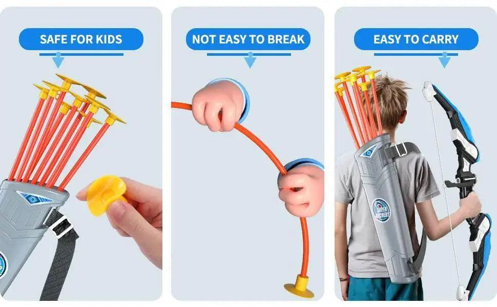  Bow and Arrow Toys with Light-up LED for Kids Ages 3+ -  ToylandEU™