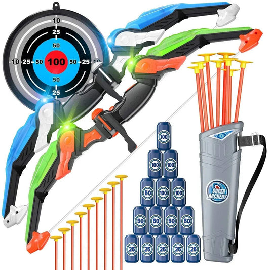 Bow and Arrow Toys with Light-up LED for Kids Ages 3+ -  ToylandEU™