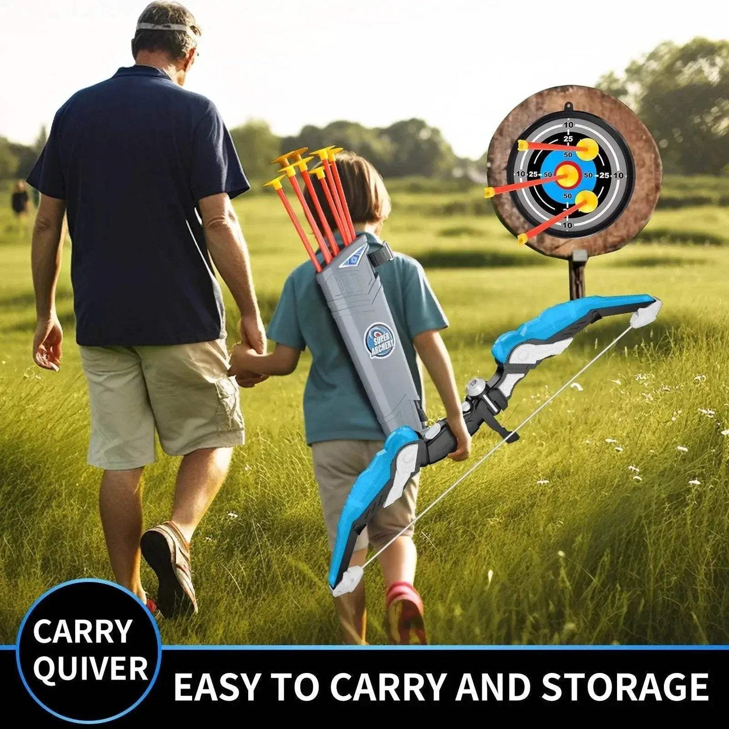  Bow and Arrow Toys with Light-up LED for Kids Ages 3+ -  ToylandEU™