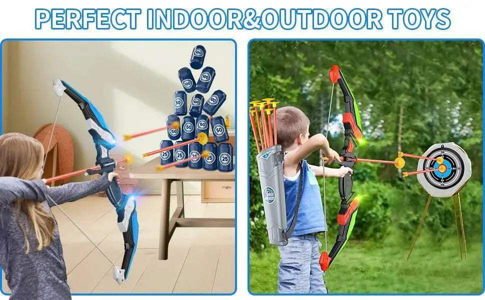  Bow and Arrow Toys with Light-up LED for Kids Ages 3+ -  ToylandEU™