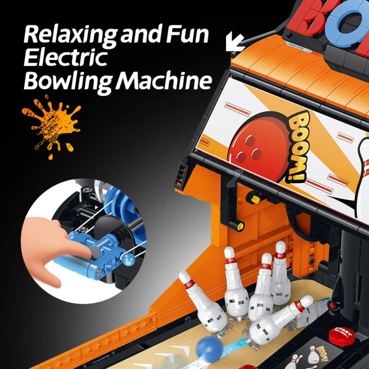 Bowling Game Machine Building Blocks | 2598 Pcs | Toylandeu™