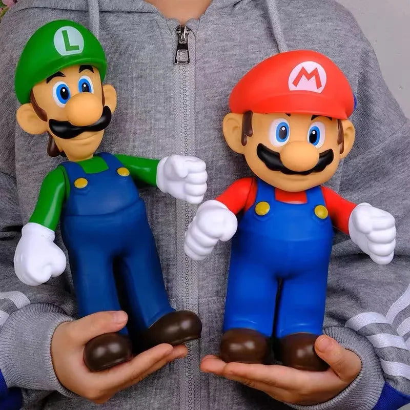 Bowser Action Figure 39cm PVC Collectible Gift For Mario Fans - ToylandEU