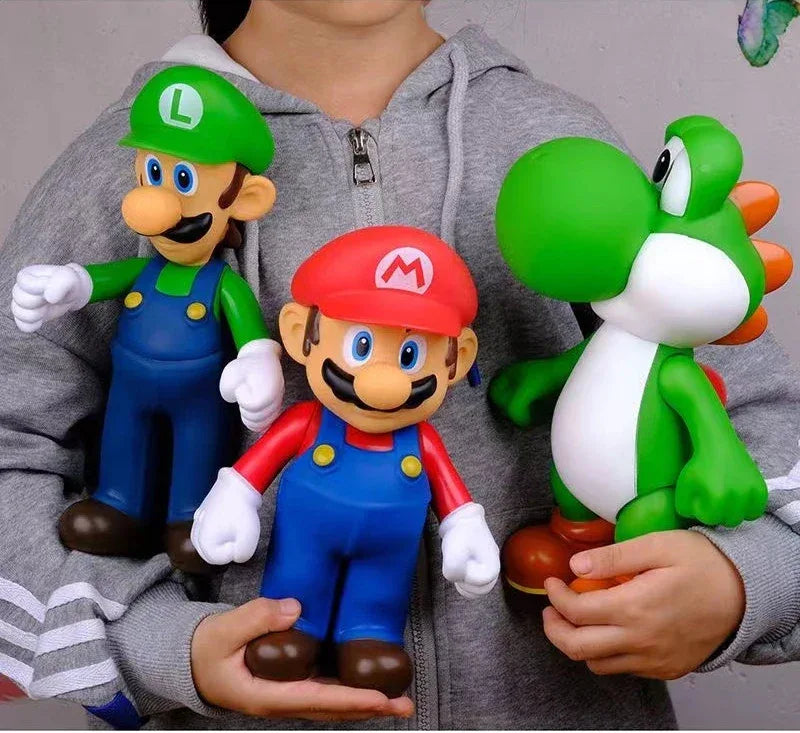 Bowser Action Figure 39cm PVC Collectible Gift For Mario Fans - ToylandEU