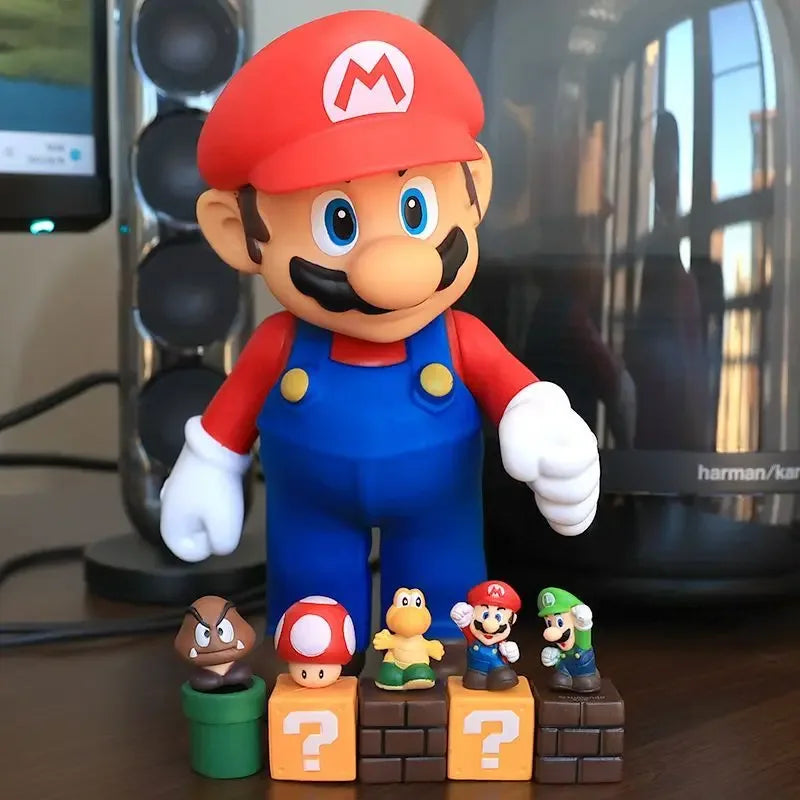 Bowser Action Figure 39cm PVC Collectible Gift For Mario Fans - ToylandEU