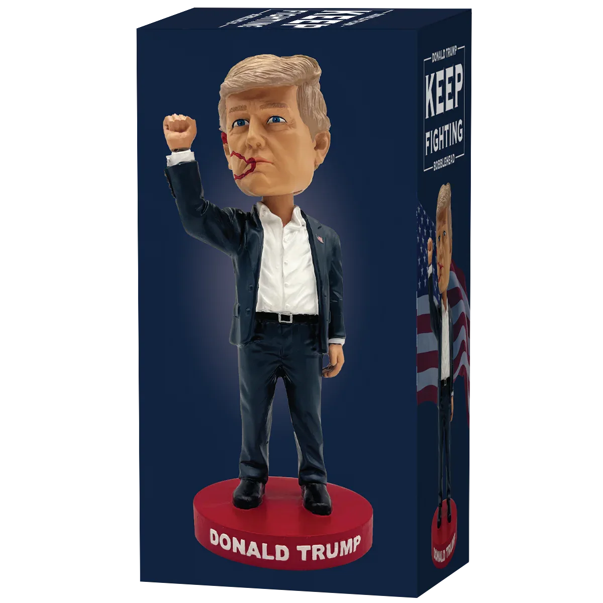 Keep Fighting Trump Bobblehead for Dedicated Supporters and Collectors - Proud Patriots