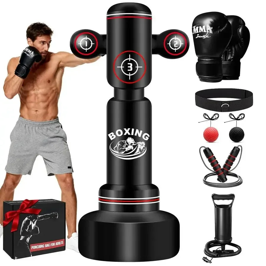 Boxing Bag With Stand Freestanding Punching Bag For Adults - ToylandEU