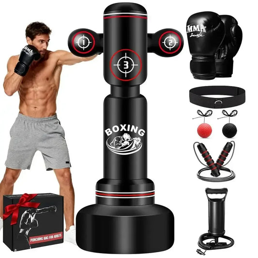 Boxing Bag With Stand Freestanding Punching Bag For Adults - ToylandEU