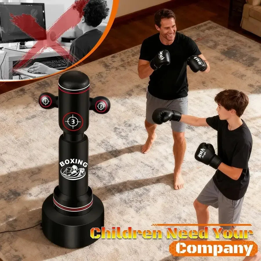 Boxing Bag With Stand Freestanding Punching Bag For Adults - ToylandEU