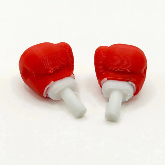  3D Printed Boxing Gloves for Minifigs Red and White -  ToylandEU™