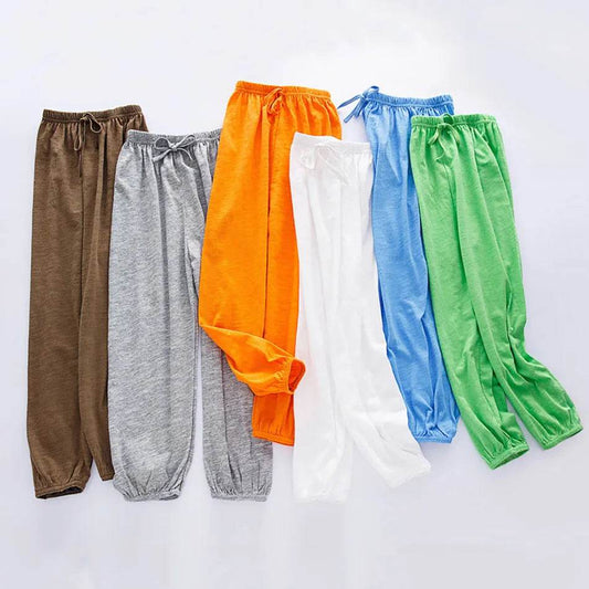 Boy Girl Breathable Bamboo-Cotton Long Pants for Children - ToylandEU