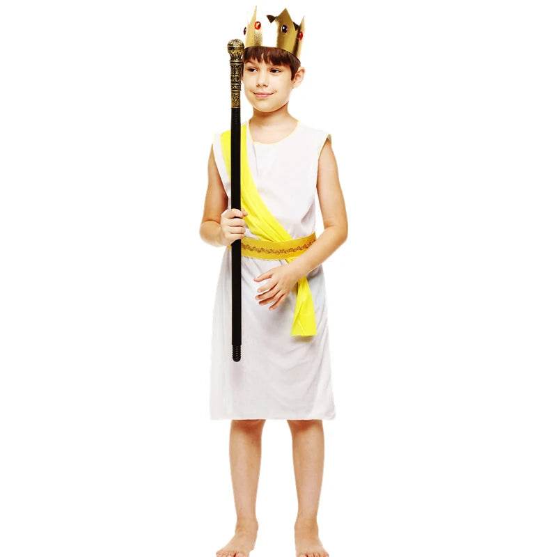 Boys Egyptian Pharaoh Costume - Regal Tutankhamun & Caesar Costume - ToylandEU