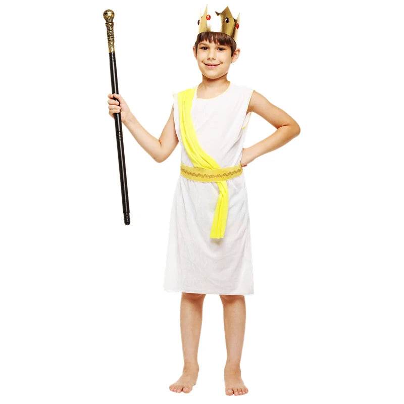 Boys Egyptian Pharaoh Costume - Regal Tutankhamun & Caesar Costume - ToylandEU