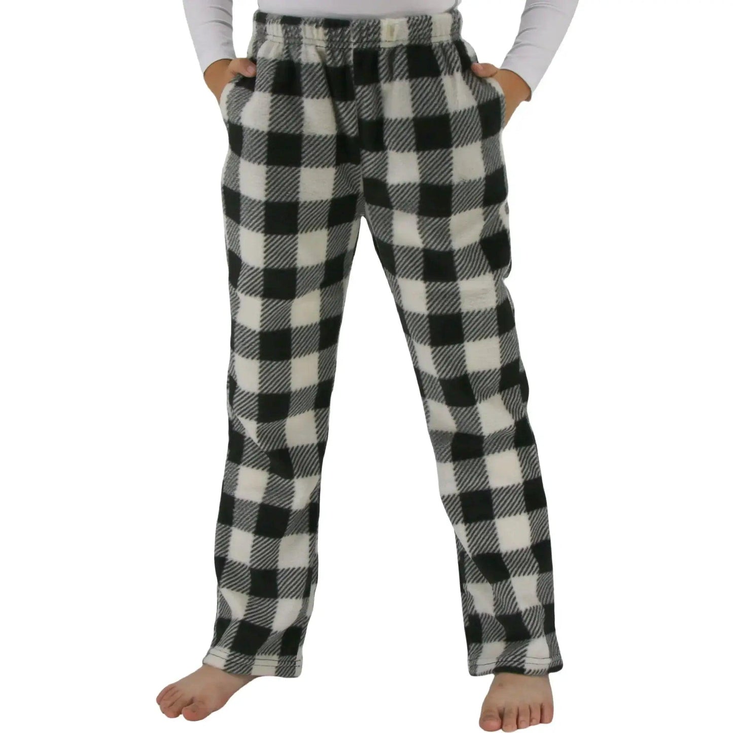  Boys Fleece Plaid Pajama Pants With Deep Pockets -  ToylandEU™