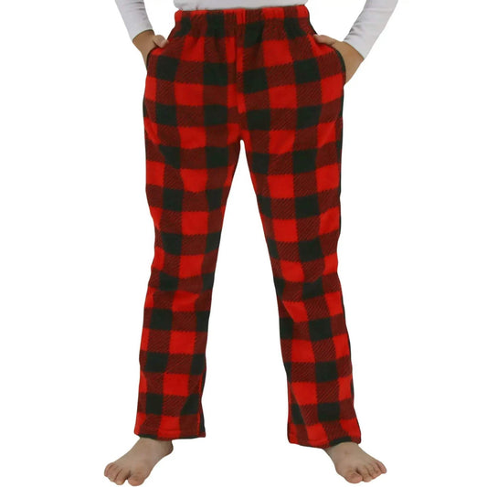 Boys Fleece Plaid Pajama Pants With Deep Pockets -  ToylandEU™