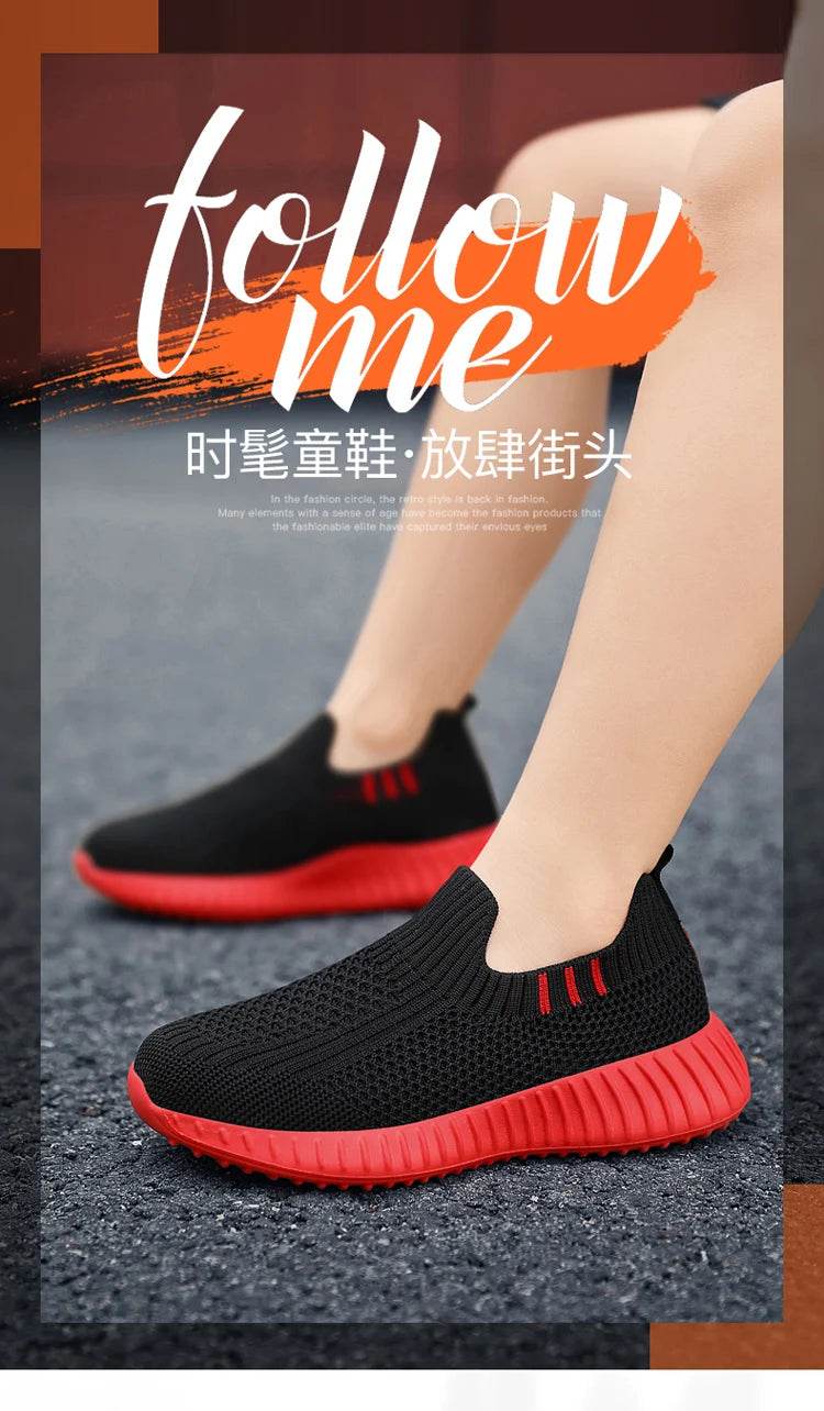 Boys Girls Sneakers Kids Lightweight Slip On Running Shoes - ToylandEU