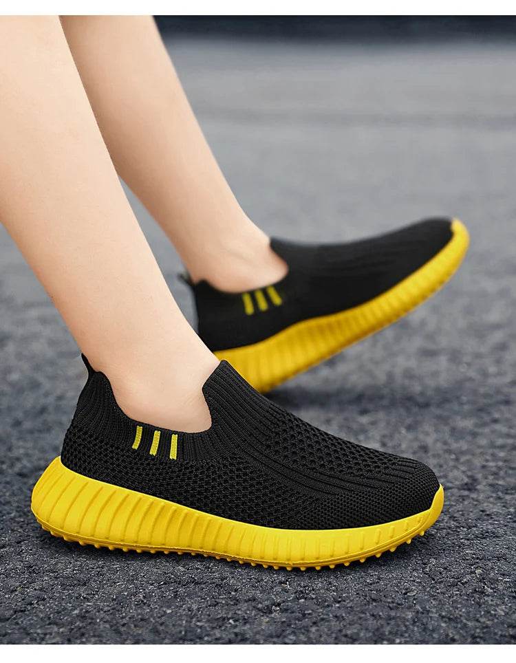 Boys Girls Sneakers Kids Lightweight Slip On Running Shoes - ToylandEU