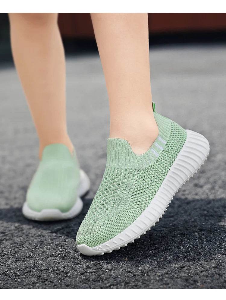 Boys Girls Sneakers Kids Lightweight Slip On Running Shoes - ToylandEU