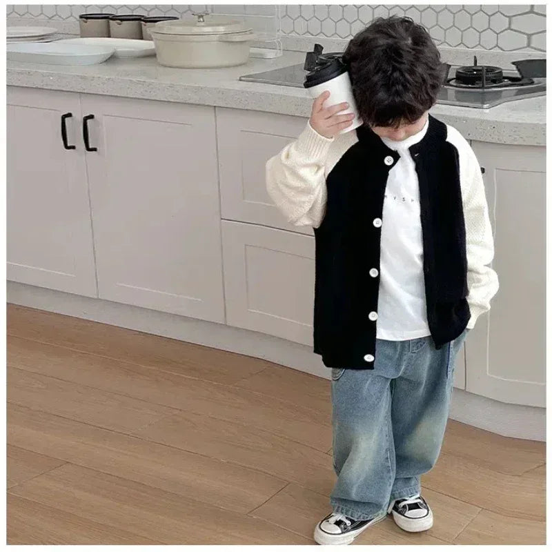 Boys Loose Fit Denim Jeans With Elastic Waist And Pockets - ToylandEU