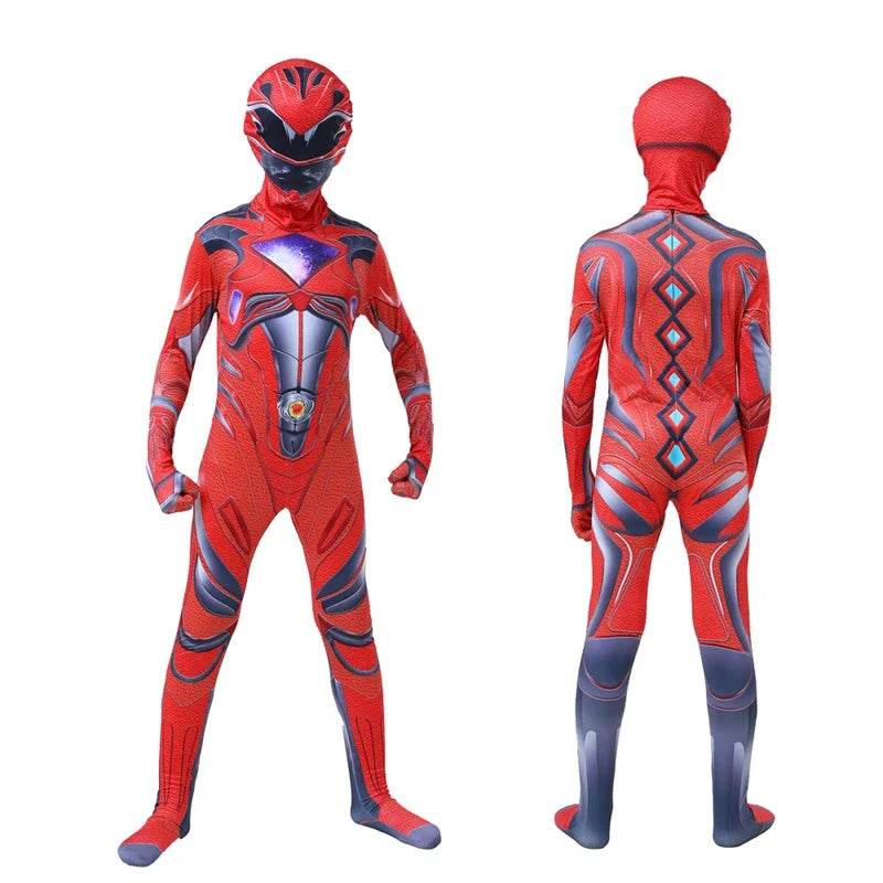 Boys' Power Mecha Ranger Superhero Costume - Costume & Mask Set - ToylandEU