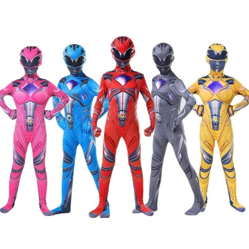 Boys' Power Mecha Ranger Superhero Costume - Costume & Mask Set - ToylandEU