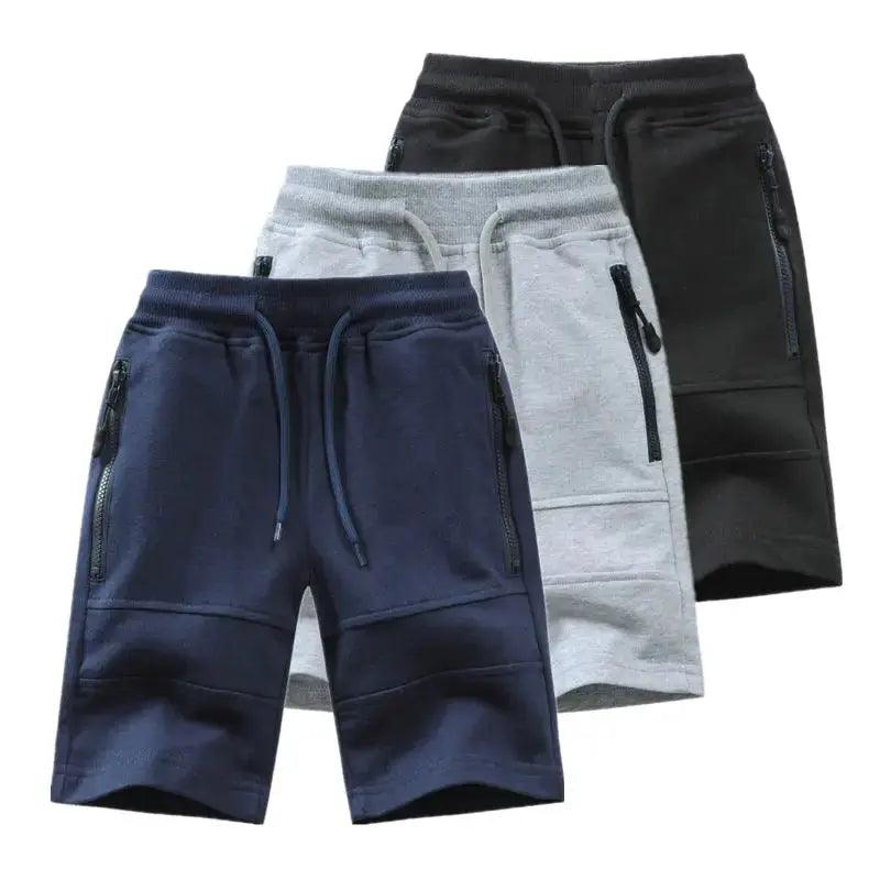  Boys Shorts With Zipper Pocket Cotton Summer -  ToylandEU™