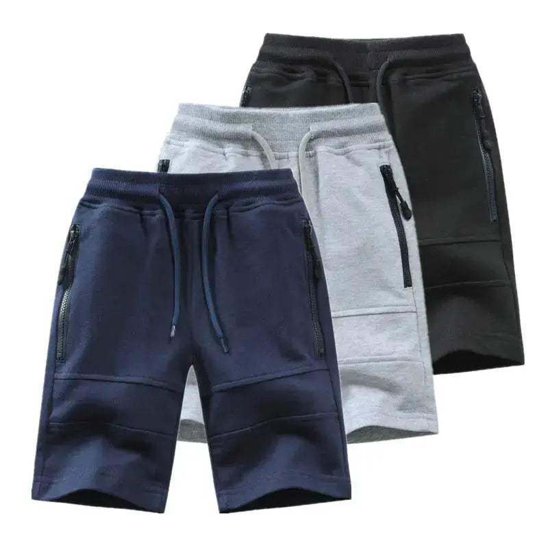  Boys Shorts With Zipper Pocket Cotton Summer -  ToylandEU™