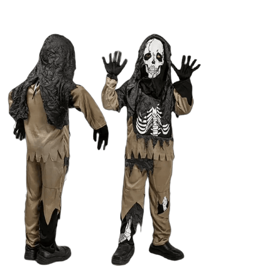  Boys Skeleton Zombie Costume Set - Spooky Fun for Halloween & Purim -  ToylandEU™