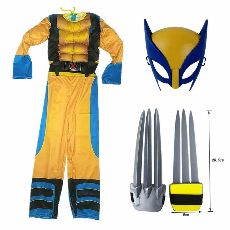  Boys Wolverine Costume Jumpsuit With Mask Official Marvel -  ToylandEU™