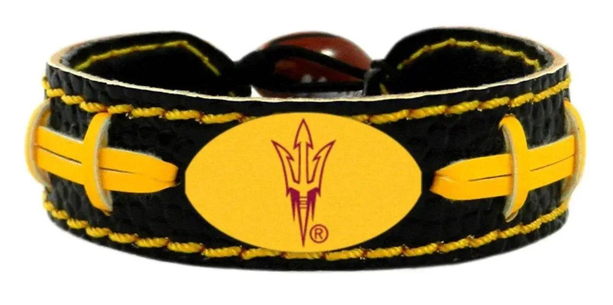  Arizona State Sun Devils Leather Bracelet Pitchfork Logo -  ToylandEU™
