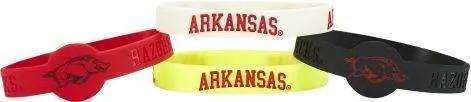  Arkansas Razorbacks Silicone Bracelets 4 Pack Official -  ToylandEU™