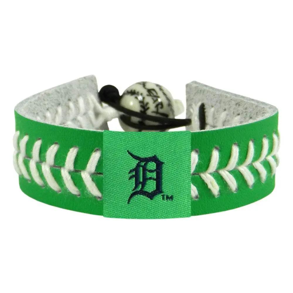  Detroit Tigers Leather Baseball Bracelet Adjustable -  ToylandEU™