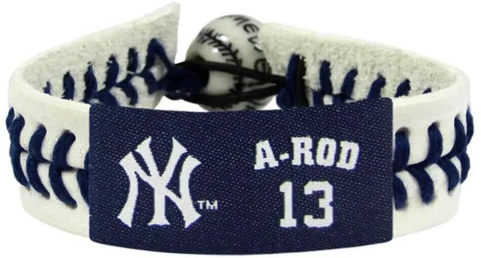  New York Yankees Leather Baseball Bracelet Ceramic Bead -  ToylandEU™