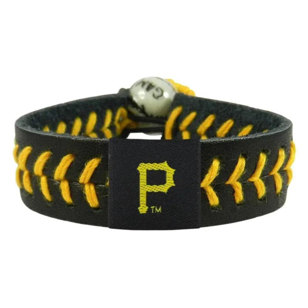  Pittsburgh Pirates Leather Bracelet Team Color Baseball -  ToylandEU™