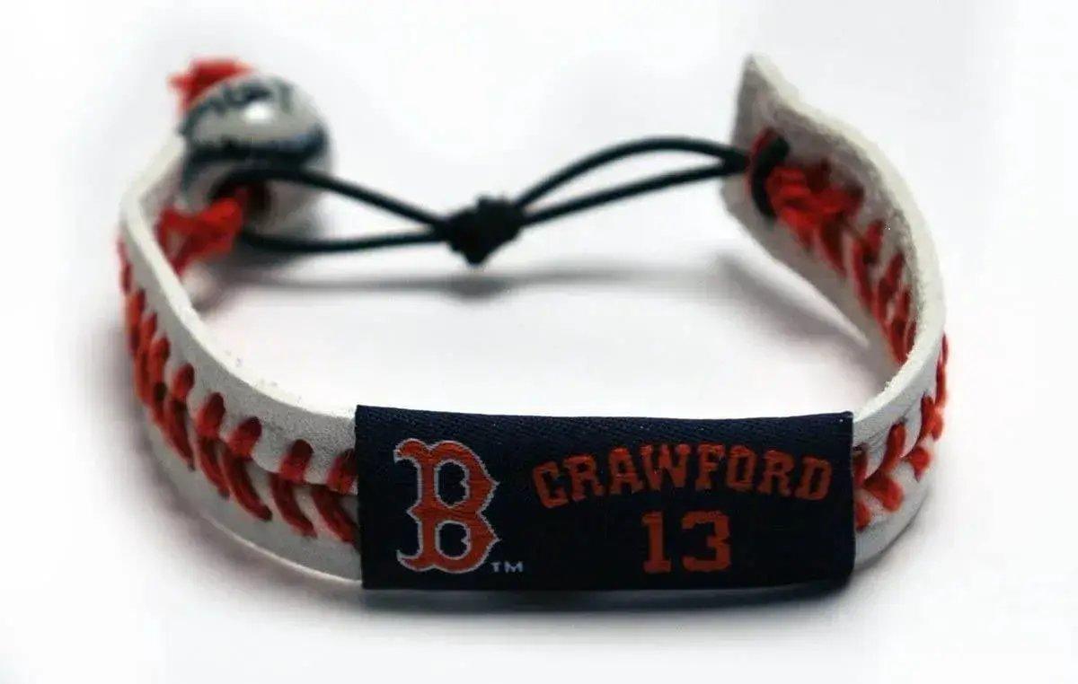  Boston Red Sox Authentic Leather Bracelet with Ceramic Bead -  ToylandEU™